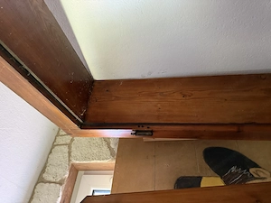 Alte Haustüre mit Zarge Bild 3