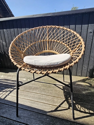 Gartenstuhl mit Polster Bild 2