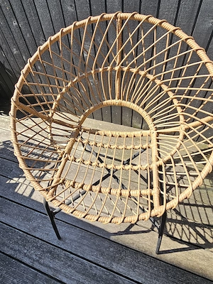 Gartenstuhl mit Polster Bild 3
