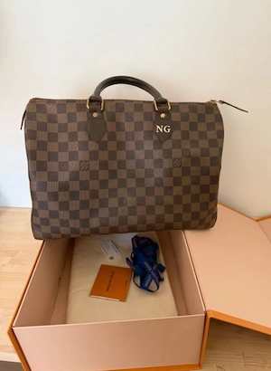 Louis Vuitton Speedy 30 Damier  Ebene handtasche Bild 3