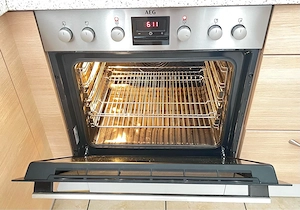 AEG Einbau-Herdset EES33101ZM mit Glaskeramik-Kochfeld   72 l   voll funktionsfähig Bild 2