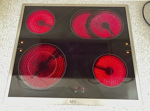 AEG Einbau-Herdset EES33101ZM mit Glaskeramik-Kochfeld   72 l   voll funktionsfähig Bild 4