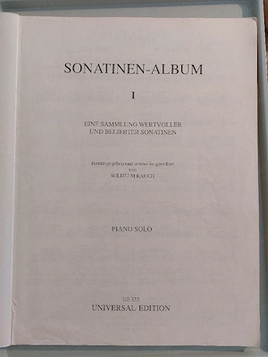 Piano Notenbuch SONATINEN-Album Bild 2