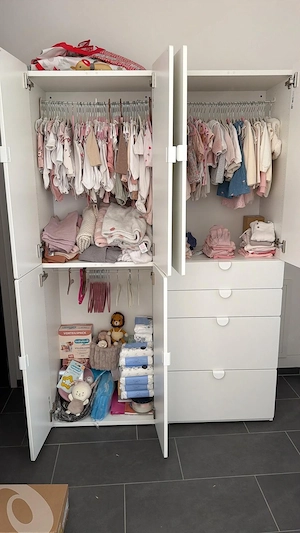 2-teiliger Ikea Pax Kinderschrank Bild 2
