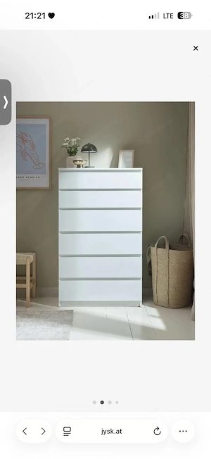 Kommode weiß Bild 2