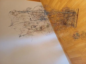 Drahtskulptur, Deko, Draht, Garten, Skulptur, Kunst, Plastik, Objekt Bild 5