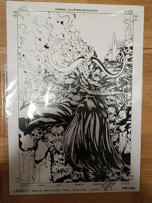 Loki Bild von Dave Lung signiert original Bild 2