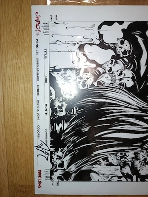 Loki Bild von Dave Lung signiert original Bild 3