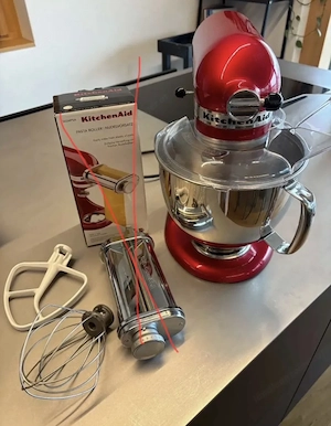 Kitchen Aid Maschine ohne Haken Bild 3