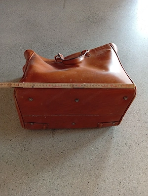 Tasche aus Leder, Weekender, Reisetasche, Koffer Bild 4