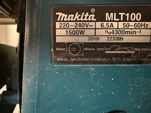 Makita MTL 100 Tischkreissäge Bild 3