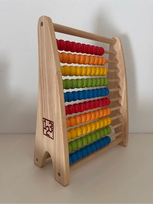 Rechenschieber - Abacus aus Holz
