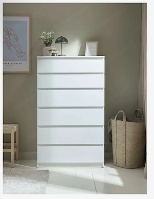 Kommode weiß Bild 2
