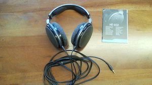 Sennheiser HD 650 Kopfhörer mit Ständer   neue Ohrpolster Bild 2