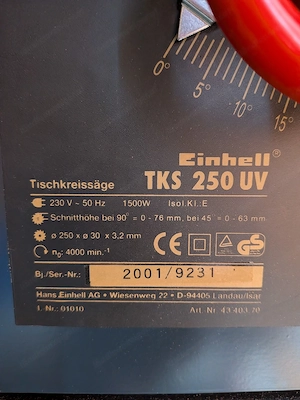 Tischkreissäge Bild 4