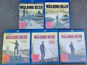 Blu Ray The Walking Dead Staffel 1 bis Staffel 5 + DVD Kill Bill Volume 2