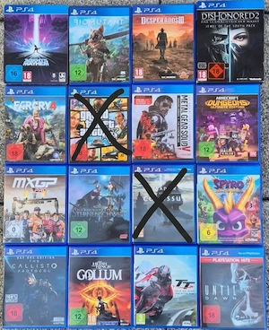 PS4 Spiele Playstation 4 Spiele