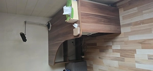 Schreibtisch braun Bild 2