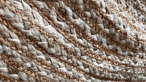 Boho Teppich Rund 100% Jute Bild 2