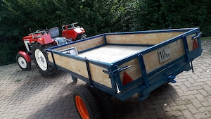 Lindner Traktor BF250 N mit25 PS mit Anänger Euro8500 Bild 3