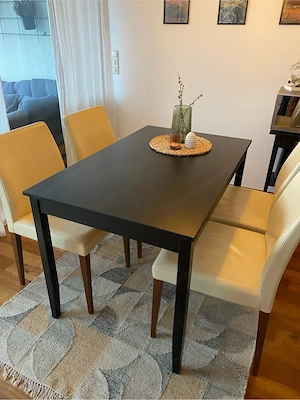 Ikea Esstisch schwarz Bild 2