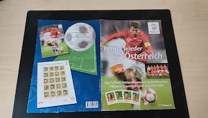 DPS Sonderbriefset UEFA EURO 2008 mit Briefmarken & Mannschaftsposter   Sammlerstück Bild 2