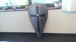 Normannenschild Ritterschmiede Kallus   Stahl, ca. 110 cm