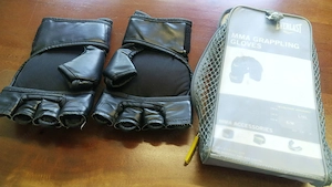 2x KWON Escrima Handschuhe + Everlast Grappling   Set Bild 7