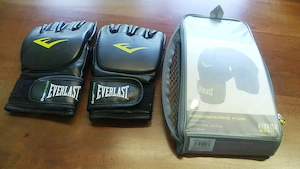 2x KWON Escrima Handschuhe + Everlast Grappling   Set Bild 6