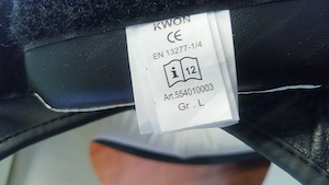 2x Kopfschutz mit Gitter   KWON Gr. L + Bout Gr. S Bild 4