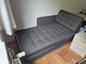 Chaiselongue Ikea zu verschenken, dunkelgrau Bild 2