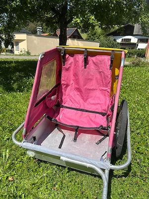 Verkaufe Kiki-Fahrradanhänger, älteres sehr robustes Model, ist auch als Fahrradanhänger nutzbar Bild 4