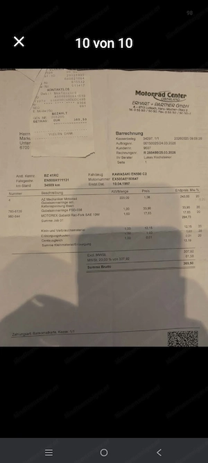 Kawasaki EN500  Bild 2