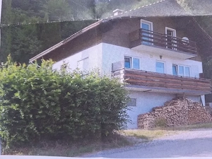 Einfamilienhaus mit Garage und Bergblich