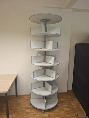 Ordner-Rondel drehbar