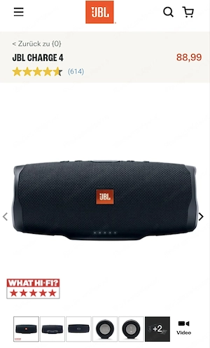 JBL Charger 4 Original verpackt 