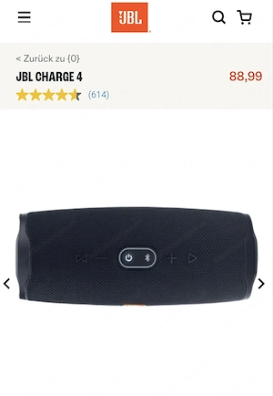 JBL Charger 4 Original verpackt  Bild 2