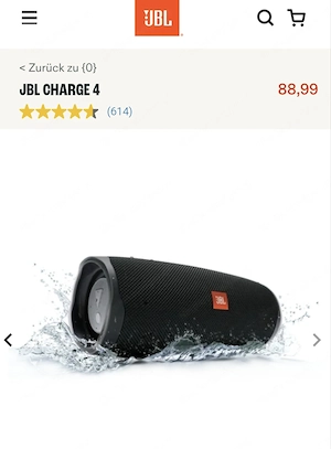 JBL Charger 4 Original verpackt  Bild 3