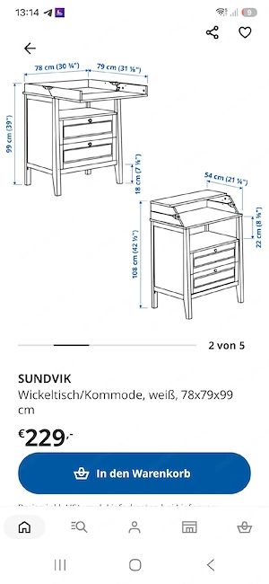 Wickelkommode Ikea Bild 3