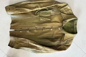 3 Teile - RALPH LAUREN, braune Rindslederhose - RL Wildlederhose - Vintage Lederjacke Bild 4