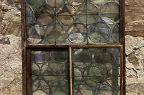 Antikes Butzenscheiben - Fenster Bild 3
