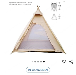 Pyramiden Zelt u Mediations Kupfer Pyramide so gut wie neu  Bild 3