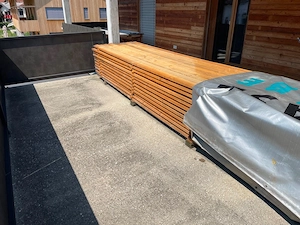 120 Fichten- Weißtannenbretter 30 x 95 x 5.200 mm   sägerau   unverbaut   trocken gelagert Bild 2