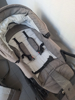 Kinderwagen Buggy Hartan mit Maxi Cosy Adapter Bild 2