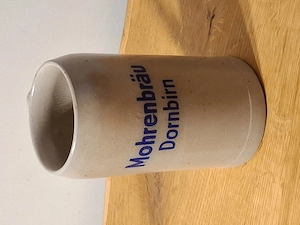 Bierkrug 1L Mohrenbräu Mohren Bräu Dornbirn Bild 2