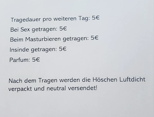 Getragene Unterwäsche und Socken Bild 2
