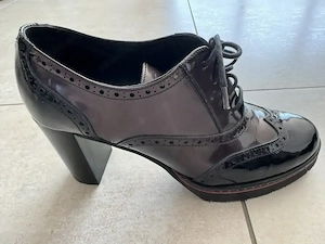 Highheels   Pumps   Gr. 39   Absatz 8cm   Farbe: rot-schwarz   Bild 2