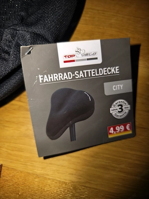 Fahrrad Gelsattel Bezug - Gel Comfort Fahrrad Satteldecke Memory Foamwie neu! Bild 5