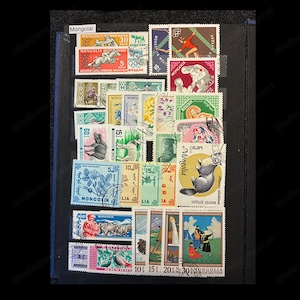 Briefmarken weltweite Sammlung, USA, Kolonien, Asien, Exoten Bild 5