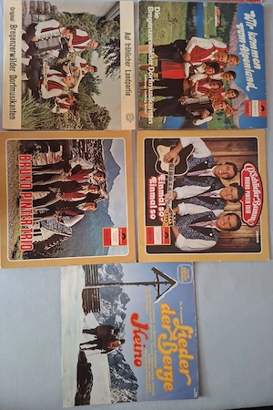 Div. Schallplatten eher Älterere und Volksmusik 
